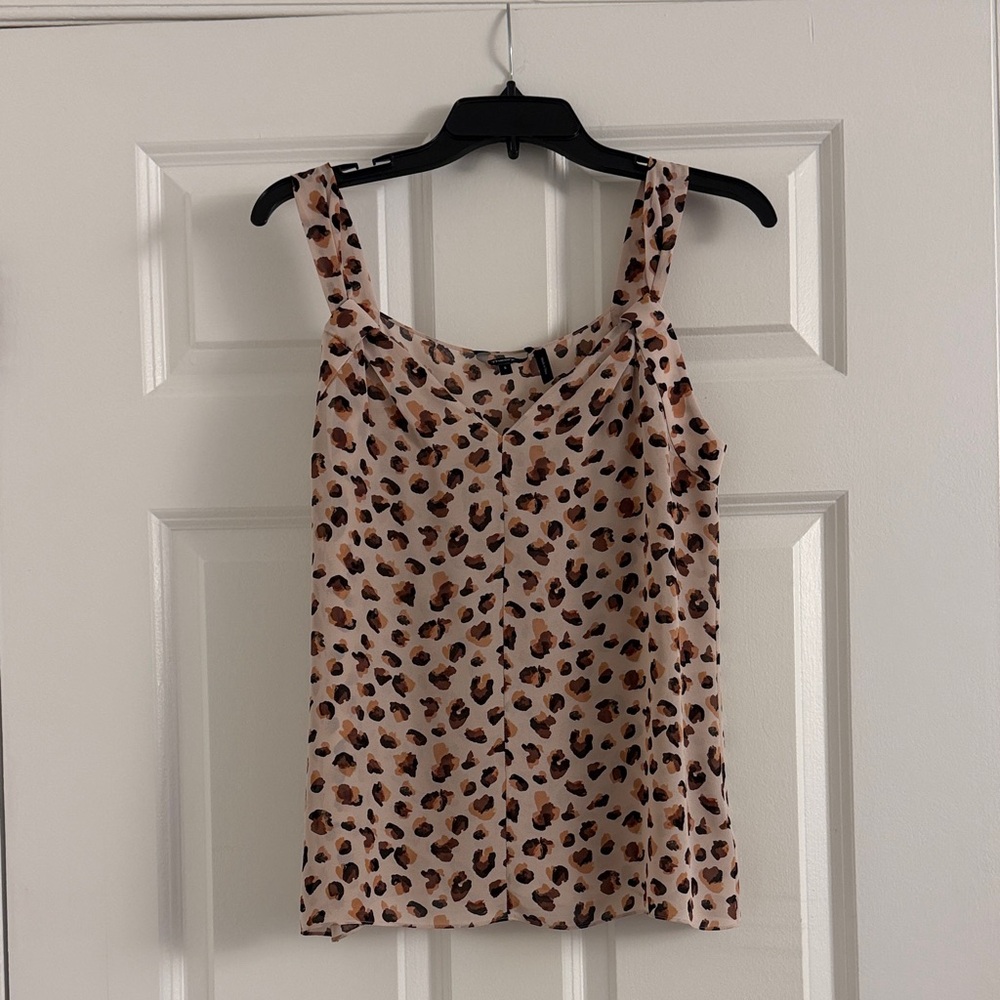 Theory Leopard Print Camisole